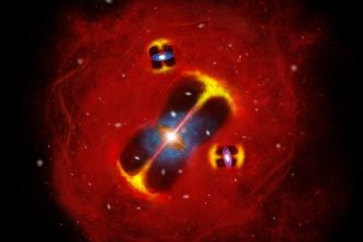 Stunningly Hot Galaxy Cluster Puts New Spin on How These Cosmic Behemoths Evolved