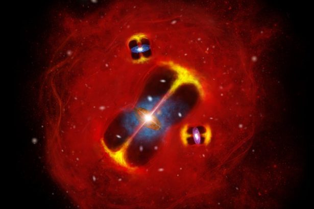 Stunningly Hot Galaxy Cluster Puts New Spin on How These Cosmic Behemoths Evolved