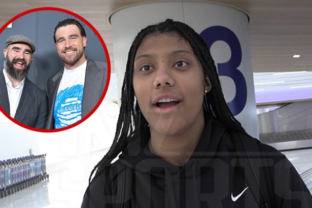 Team USA’s Laila Edwards Thanks Kelce Bros. for Helping Family Go To Olympics