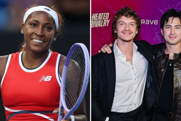 Tennis Champ Coco Gauff Invites Connor Storrie, Hudson Williams to Match
