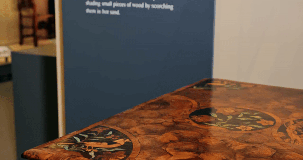 Terry Facey Painstakingly Replicates a 17th-Century Marquetry Table at 1:8 Scale — Colossal