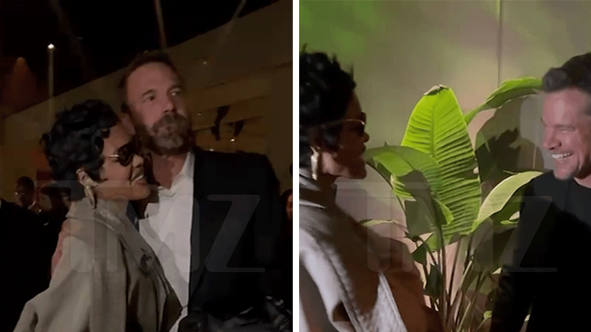 Teyana Taylor, Matt Damon & Ben Affleck Party After ‘Rip’ Premiere: Video