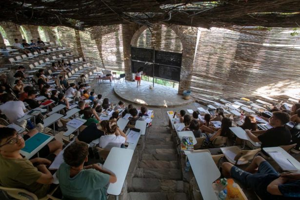 These images explore a ‘utopic’ village built for teaching maths