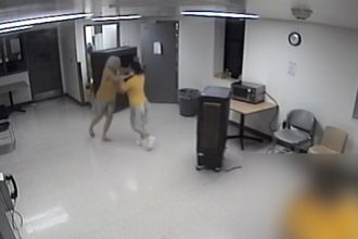 Tina Peters grabs fellow inmate in brief scuffle, video shows