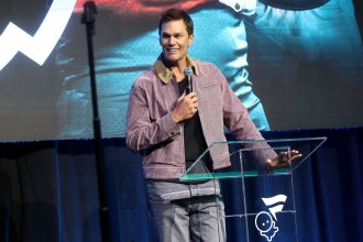 Tom Brady flashes 0,000 Rolex Daytona studded with rainbow jewels after casting Seahawks vs 49ers divisional clash