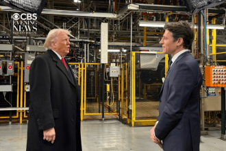 Trump Interviewed by CBS Evening News Anchor Tony Dokoupil