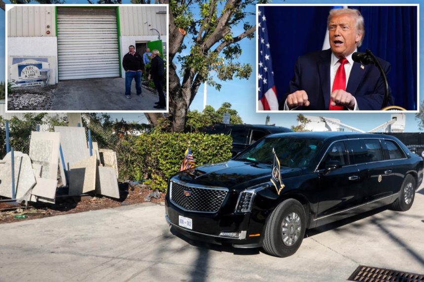 Trump goes shopping in Florida for marble and onyx for White House ballroom