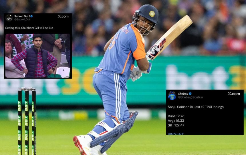 “Wasting his chance” – Fans react as Sanju Samson gets dismissed cheaply in IND vs NZ 2026 1st T20I