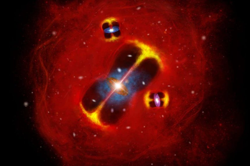 Weird clump in the early universe is piping hot and we don’t know why