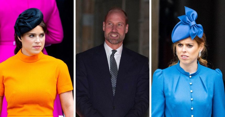 Why William Will Not Strip Beatrice and Eugenie of Royal Titles
