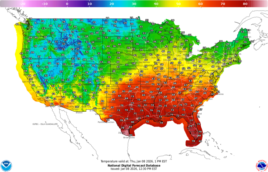 Why a January Heat Wave Is Breaking Records across the South