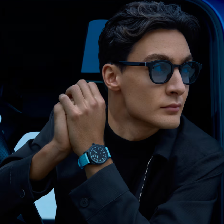 IWC George Russell Pilot’s Watch Debuts With Helmet Blue Dial