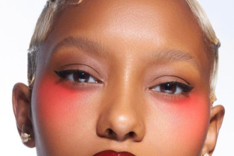 How to Wear Red Blush Like a Top Model