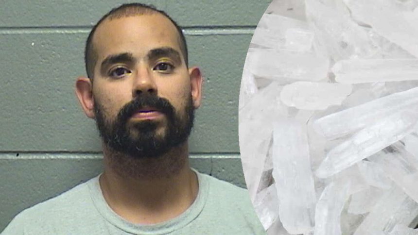 166 pounds of meth in suburban man’s garage results in 6-year prison sentence