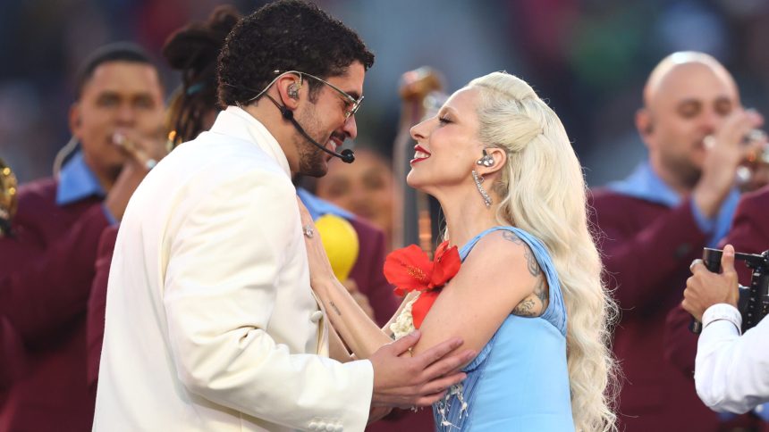 Bad Bunny Joined By Lady Gaga In Super Bowl Half-time Show