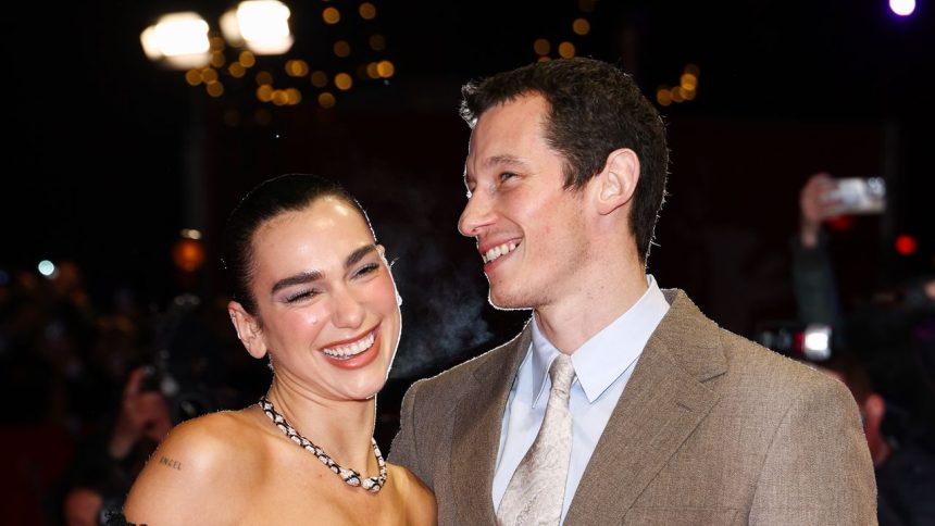 Dua Lipa and Callum Turner Take Opposite Couples Style to the Extreme in Berlin