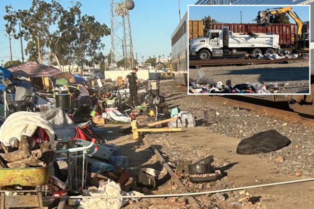 33 tons of hazardous filth cleared from California homeless encampment