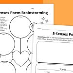 5 Senses Poem Template Bundle (Free Printables)