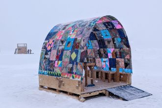 A Quilted Ice Hut on a Minnesota Lake Celebrates Community, Agriculture, and Craft — Colossal