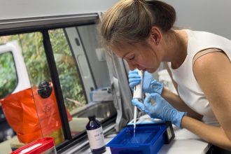 A lab on wheels is tracking HIV spread in war-torn Ukraine