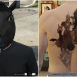 All free Horse Tattoos and Masks in GTA Online Lunar New Year event