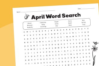 April Fools’ Day Unsolvable Word Search (Free Worksheet)