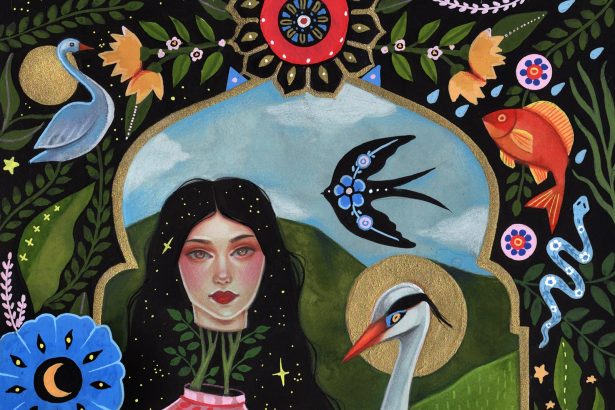 Aunia Kahn’s Lush Portraits Depict a Playful Inner Landscape — Colossal