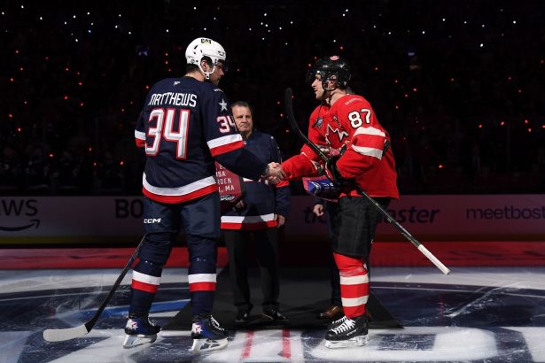 Auston Matthews acknowledges Sidney Crosby factor ahead of Olympic final vs. Canada