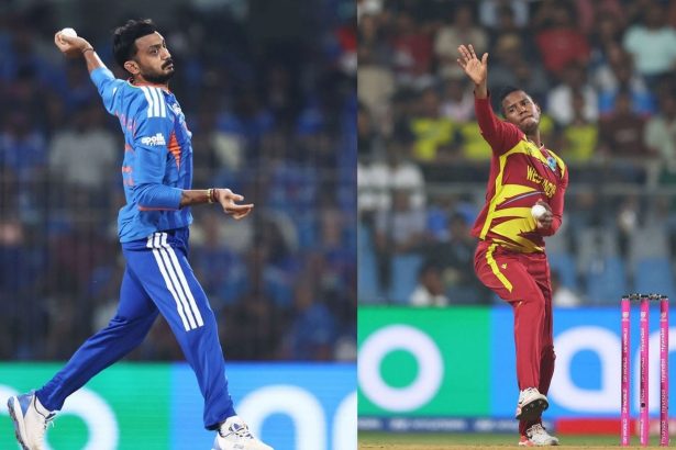 Axar Patel vs Akeal Hosein