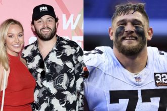 Baker Mayfield’s wife Emily sends special request to Wyatt Teller as Browns guard explores free agency