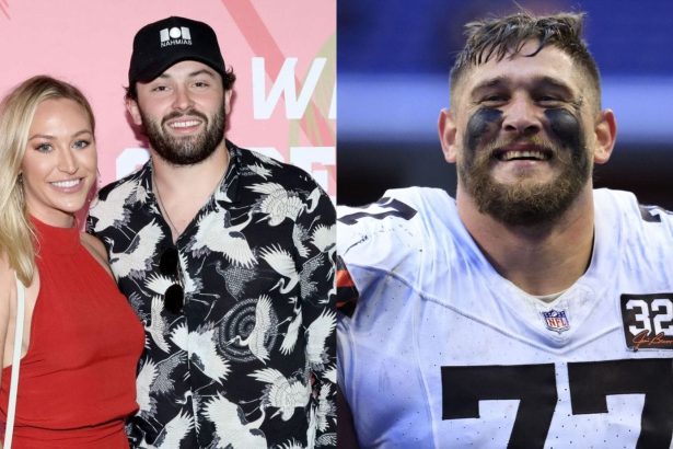 Baker Mayfield’s wife Emily sends special request to Wyatt Teller as Browns guard explores free agency