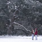 Bomb cyclone brings bitter cold and snow to the Southeast : NPR