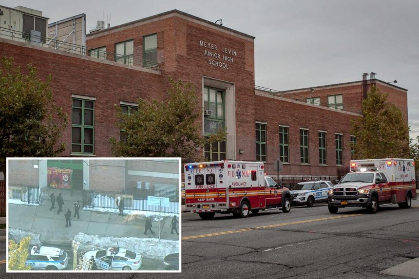 Boy, 13, busted for allegedly stabbing NYC school safety agent who tried to break up after-school brawl: cops