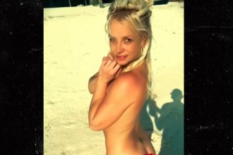 Britney Spears Shows Off Butt Cheeks in Nude Beach Photo