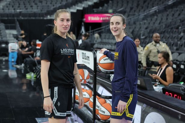 Caitlin Clark Dares Kate Martin to ‘Fight’ After Ex-Iowa Teammate Teases Fever Star for Showing Off Jacked Physique