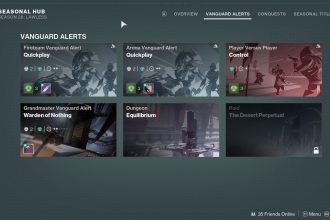 Destiny 2 Vanguard alerts this week (February 3 to 10) 