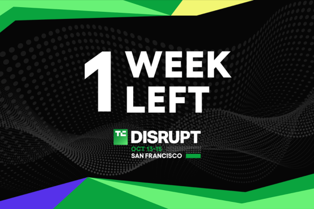 Disrupt 2026 Super Early Bird rates end in 1 week