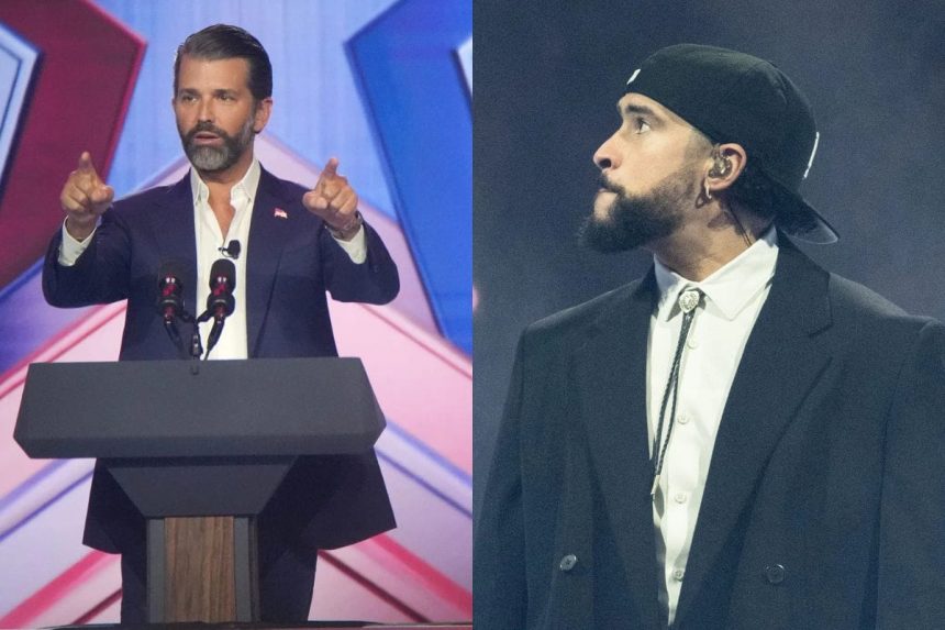 Donald Trump Jr. takes shots at Bad Bunny after TPUSA announces rival halftime show to Super Bowl