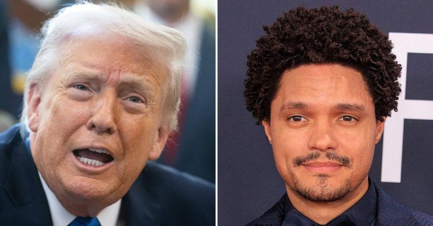 Donald Trump Threatens To Sue Grammys’ host Trevor Noah For Epstein Joke