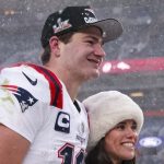 Drake Maye’s wife Ann Michael drops sparkling mesh top mirror selfie as couple enjoy Super Bowl weekend ahead of big game vs. Seahawks