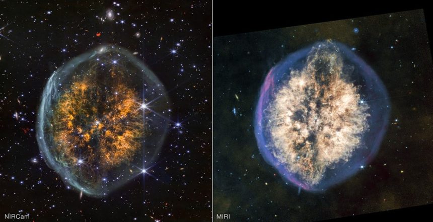 Eerie brainlike nebula captured in stunning new JWST images