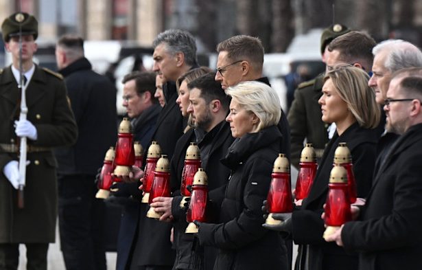 European leaders gather in Kyiv as US hangs back