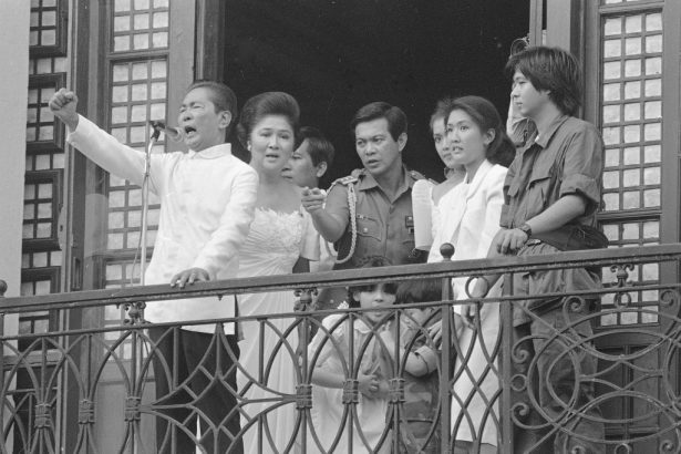 February 25, Dictator flees the Philippines after 20 years of rule
