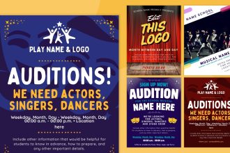 Free Customizable Flyers for Plays, Musicals, and More