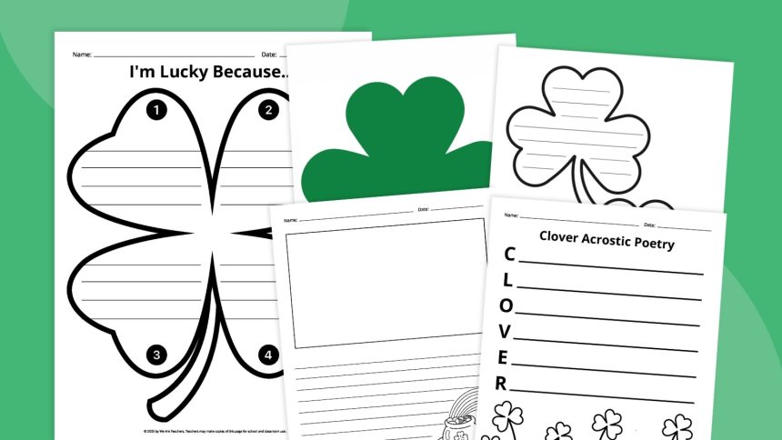 Free Printable St. Patrick’s Day Worksheets
