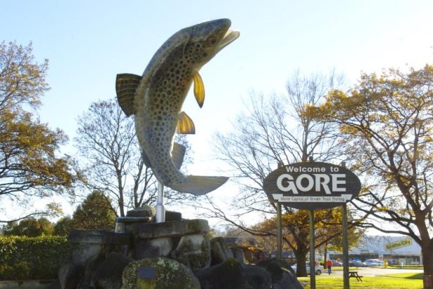 Gore seeks name for brown trout statue