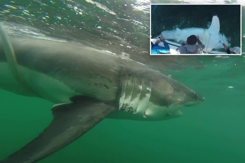 Great white shark Ernst spotted off coast of Mississippi
