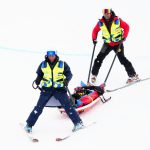 Harrington into halfpipe final after Melville Ives takes brutal fall