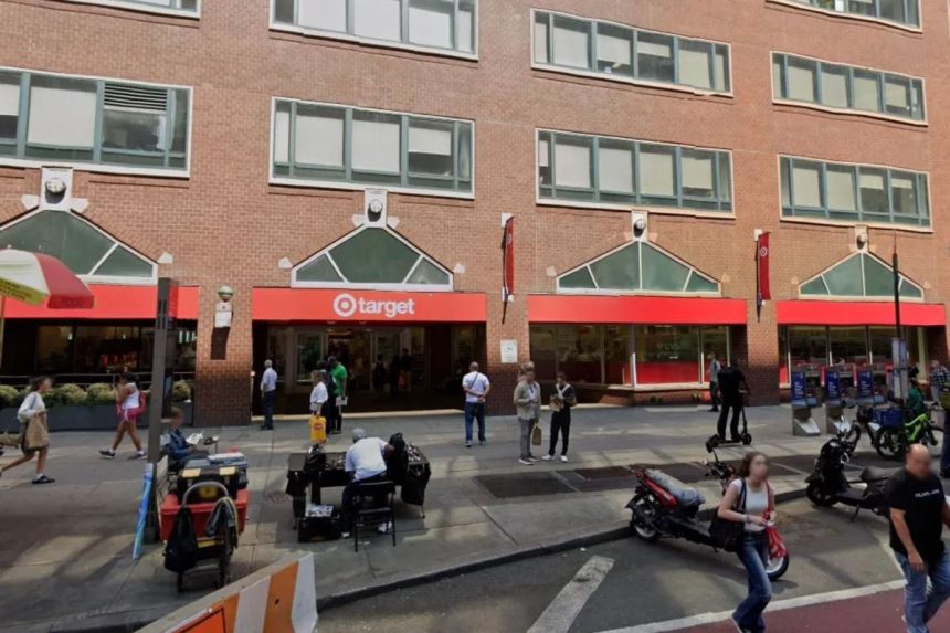 Heartless thug shoves elderly woman, steals her cane, in front of NYC Target