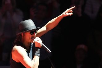 Here’s what happened at Kid Rock’s alternative halftime show : NPR
